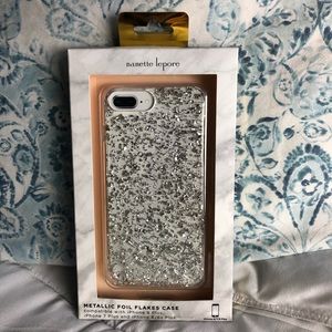 Nanette lepore glitter phone case